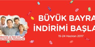 Watsons Bayram indirimi Başladı. (15-24 Haziran) watsons bayram indirimi 15-24 Haziran