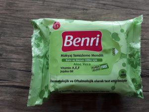 Benri Makyaj Temizleme Mendili (Aloe Veralı)