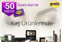 Gratis Kusursuz Kaşlar Günü Kampanyası Gratis Kampanyası - Kusursuz Kaşlar Günü