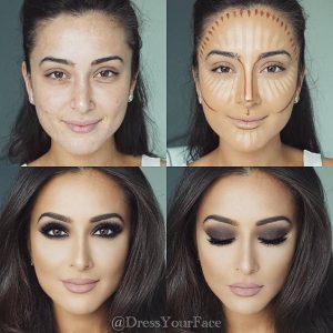 Wet N Wild Contour Stick Kullanım Örnekleri