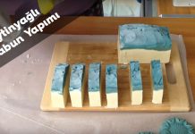 Zeytinyağlı Sabun Yapımı ev yapımı zeytinyağlı sabun