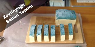 Zeytinyağlı Sabun Yapımı ev yapımı zeytinyağlı sabun